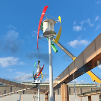 Éolienne Verticale à Faible Bruit Puissance Réelle 1kW