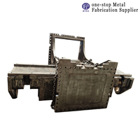Cadres en acier allié sur mesure usinés CNC, composants métalliques soudés de grande taille, service de fabrication ODM pour équipements industriels
