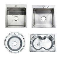 Évier de cuisine rectangulaire en acier inoxydable 304 Integrity Service, taille standard, à encastrer sous le plan.