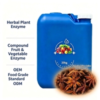 Enzyme d'anis étoilé de qualité OOD - Extrait liquide fermenté d'Illicium Verum, Arôme alimentaire naturel, Fournisseur en vrac 25kg