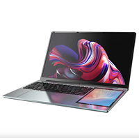 Portátil Empresarial Nuevo con Pantalla Táctil Doble de 15.6" + 7" IPS, 8/16GB de RAM, 256/512GB 1TB SSD, Ordenador Portátil con Pantalla Dual