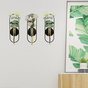 Decorazione Della <span class=keywords><strong>Parete</strong></span> Del Fiore di <span class=keywords><strong>Parete</strong></span> Del Tubo Vaso di Metallo per il Fiore di Visualizzazione Holder - Product Image 2