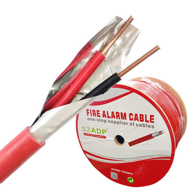 2 Core 1.5mm² Fire Protection Signal Cable with LSZH Jacket for Alarm Control Circuits