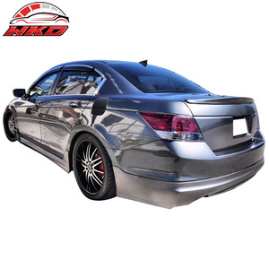 Compatible con Honda Accord 08-10 4 Puertas, Estilo V (PU), Protector de Parachoques Trasero, Accesorio Exterior de Alta Calidad - Product Image 2