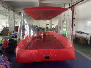 Tente gonflable de <span class=keywords><strong>Garage</strong></span> pour <span class=keywords><strong>voiture</strong></span>, prix bas, couverture à bulles, côté Transparent en Pvc - Product Image 2