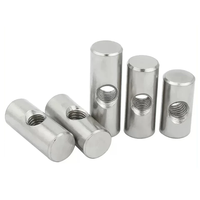 Écrou de raccordement en acier inoxydable SS304 SS316 A2-70 A4-80 18-8, écrou à fente, écrou traversant, écrou de connexion, écrou barillet