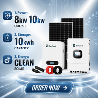 Système de stockage de panneaux solaires haute performance avec contrôleur MPPT, batterie lithium-ion, cellules polycristallines et monocristallines, tension réglable