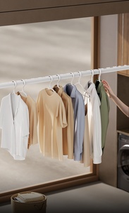Thin invisible automatic intelligent remote control <b>ceiling</b> balcony household lifting electric drying rack - Product Image 5