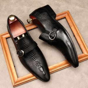 Men's Retro Kangaroo-Inspired Japanese Low-Top Office Career Lightweight Anti-Slip Breathable Patchwork Loafers Pointed <b>Toe</b> - Product Image 2