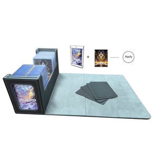 Boîte de rangement Torson Toploader TCG Commander en cuir PU durable avec fenêtre et aimant pour cartes, vente chaude, 35 PT Toploader - Product Image 2