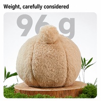 Juguete de Peluche de Conejo, Algodón PP, Simulación de Pelo de Conejo, Pelota para Masticar y Aliviar el Aburrimiento para Conejos, Cobayas y Hámsters