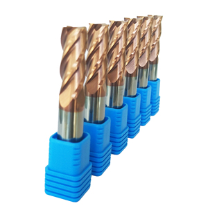 ดอกกัดคาร์ไบด์เคลือบ AlTiN 4 ฟลุต สำหรับเหล็กและเหล็กกล้าไร้สนิม - Product Image 1