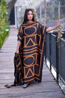 Robes Abaya Zifeng OEM anti-statiques sans manches, longueur cheville, imprimées numériquement, grandes tailles, style africain, certifiées CE