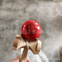 Vente en gros de balles de kendama en bambou-laminé de 6 cm, de haute qualité, en bois, pour débutants