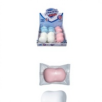 Nouvel Arrivage Transfrontalier Red-Doll Savon en Caoutchouc en Forme de Poudre Faciale, Jouet Anti-Stress Décompression Squishy, Emballé en Boîte, Direct Usine