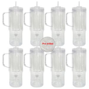 Vaso de Plástico Personalizado con Logotipo para Globos de Nieve, Envolturas UV DTF con Orificio Preperforado y Tapón de Silicona - Product Image 1