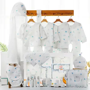 Amazon горячая распродажа Оптовая Продажа От 0 до 1 года; Пижама для младенцев в подарочной упаковке для новорожденных одежда для малышей подарок 100% хлопок одежда для малышей подарочный набор