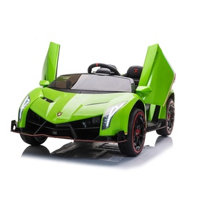 Cho <span class=keywords><strong>Lamborghini</strong></span> Veneno 12V pin hoạt động Ride-on xe hai chỗ ngồi trẻ em Đồ chơi điện cho 2-4 năm làm bằng nhựa bền - Product Image 6