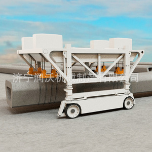 Elevador de vigas transversales para carga, descarga y transferencia de puentes grandes con ruedas sólidas resistentes al desgaste y cilindro de suspensión - Product Image 2