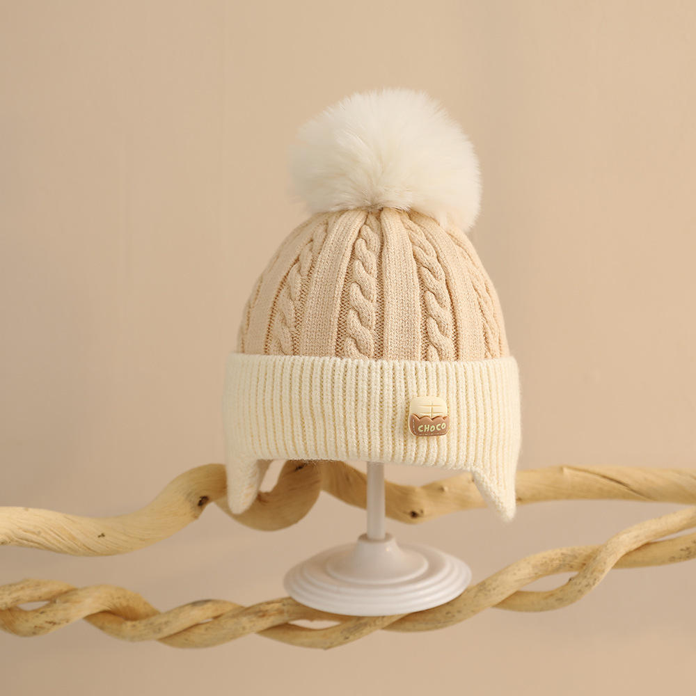 Beige + blanc crème