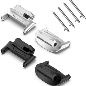 Adaptador de correa de reloj de liberación rápida, conector de acero inoxidable 316L de 12mm con pasador de barra de resorte para <span class=keywords><strong>Fitbit</strong></span> Inspire 3 - Product Image 1