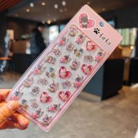 Autocollants 3D en gel gonflés, pack kawaii mignon pour journal, scrapbook, décoration, cadeau