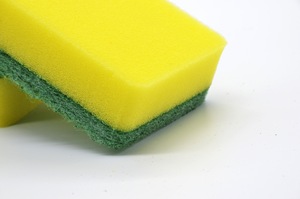 Miếng Lau Chùi Ni Lông Không Mài Mòn Giá Nhà Máy Sản Phẩm Mới Miếng Bọt Biển Cuộn Cọ Rửa Cellulose Nén Màu Xanh Lá Cây - Product Image 6