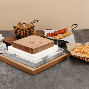 Papel de Envolver para Hamburguesas y Sándwiches, Impreso Personalizado, con Revestimiento de Cera de Grado Alimenticio, Antigrasa - Product Image 1