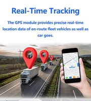 Traceur GPS Véhicule en Temps Réel CY03 avec Alarme de Vitesse, Coupure Moteur, Localisation, Gestion de Flotte, Application Gratuite pour Suivi de Voiture (Sans Fixation sur Pare-Brise)