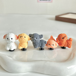 ชุดจี้ตกแต่งรองเท้ารูปสุนัขขนหยิก 3 มิติ น่ารัก สไตล์คาวาอี้ สำหรับรองเท้าคร็อกส์  จี้ตกแต่งรองเท้ารูปสุนัขพุดเดิ้ล สำหรับเด็กและผู้หญิง  ของตกแต่งรองเท้า DIY น่ารัก - Product Image 4