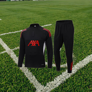 Conjunto de traje de entrenamiento de alta calidad Envío de fábrica 2526 <span class=keywords><strong>Liverpool</strong></span> Black - Product Image 1