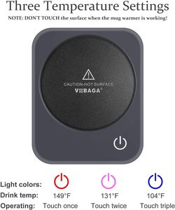 เครื่องอุ่นแก้วสำหรับอุ่นกาแฟไฟฟ้าสำหรับตั้งโต๊ะเครื่องอุ่นแก้วอัจฉริยะสำหรับให้ความร้อนกาแฟเครื่องดื่มชานม (ไม่มีถ้วย) - Product Image 3