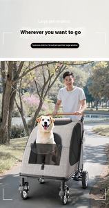 <span class=keywords><strong>Chariot</strong></span> pliable <span class=keywords><strong>pour</strong></span> animaux de compagnie en matériau Oxford à grand espace <span class=keywords><strong>pour</strong></span> grands chiens fabriqué par <span class=keywords><strong>pour</strong></span> <span class=keywords><strong>Amazon</strong></span> Hot Source - Product Image 5