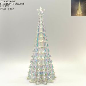 Led Lighted Water Glitter Battery Operated <b>Gifts</b> <b>Cheap</b> Plastic Snow Globe Custom Clear Acrylic Christmas Tree - Product Image 6