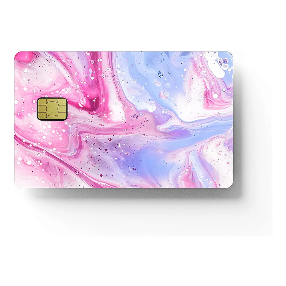 Adesivo de cartão com marcação trippy, adesivo de vinil para chave de transporte de crédito