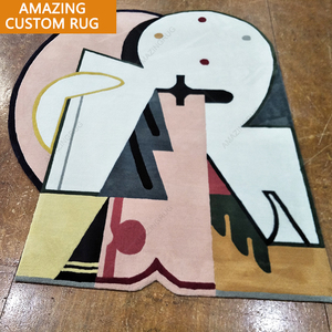 Tapis de conception de tête de singe <span class=keywords><strong>NFT</strong></span> <span class=keywords><strong>APE</strong></span> de dessin animé, tapis de Logo personnalisé, tapis de noël moderne - Product Image 4
