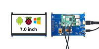 Bestseller 7 Zoll Raspberry Pi Bedienfeld Industrieller LCD-Touchscreen mit HD-MI/USB-Schnittstelle