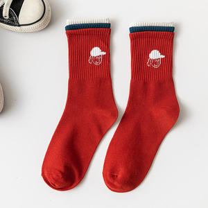 Escuela viento moda dulce lindo Calcetines para mujeres niñas lindo peinado algodón fábrica calcetín - Product Image 3