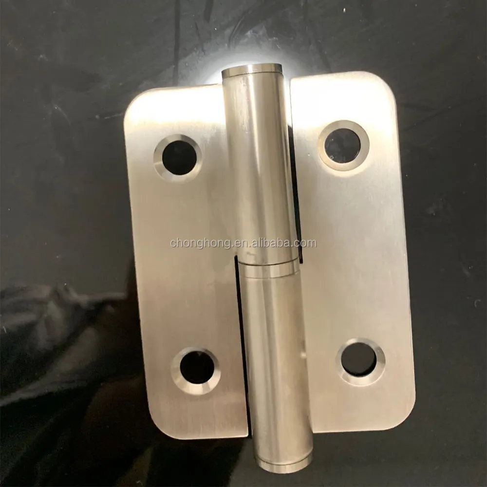 100mm x 73mm x 3mm Stainless Steel 4 Holes Per Side AISI304 Door Hinges