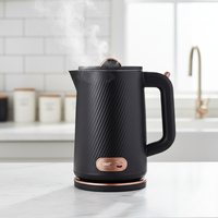 Bouilloire électrique sans fil OEM 1,8 L, nouveau design avec intérieur personnalisé en acier inoxydable 304 pour usage domestique