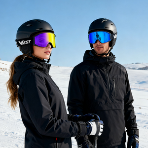 Sistema de bloqueo de clip Gafas de esquí Lente magnética Protección UV400 Anti niebla OEM Gafas de snowboard de nieve personalizadas - Product Image 4