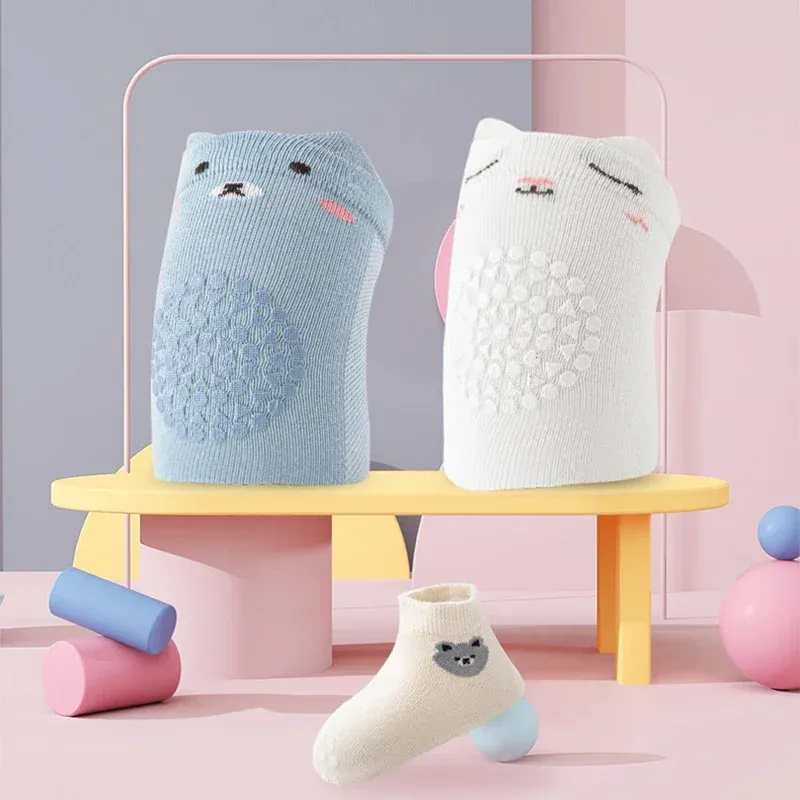 Baby Knee Pads Socks Set Kids