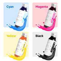 Encre alimentaire JIUPIN 100 ml, 4 couleurs, pour imprimante HP, Canon, Epson, décoration de gâteaux, encre alimentaire de haute qualité