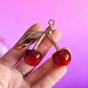 Vente chaude : Million+ Porte-clés cerise tendance, de luxe, en métal étanche, breloque de <span class=keywords><strong>sac</strong></span>, pendentif pour <span class=keywords><strong>sac</strong></span> à main, accessoires DIY - Product Image 5