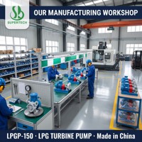 Turbopompe GPL de qualité industrielle fonctionnant à -32°C ℃ ~107 ℃ . La technologie de turbines à haute efficacité est utilisée pour le remplissage et la production de gaz liquéfié.