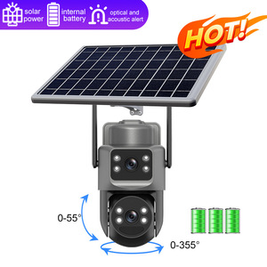 Dual Lens 4G Solar Powered Outdoor Camera 50M Night Vision Cloud Storage Voice Intercom Network CCTV - Product Image 3