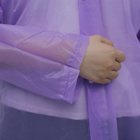 Poncho de pluie jetable en EVA épaissi, léger, imperméable, résistant aux déchirures, à capuche, pour extérieur et situations d'urgence