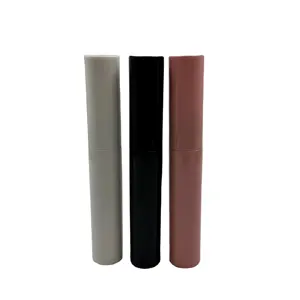 Tubo de rímel vacío al por mayor redondo rosa fuerte de Lujo 5ml contenedor líquido personalizado tubo delineador de ojos vacío