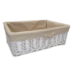 Di alta qualità decorativa <span class=keywords><strong>vimini</strong></span> cesto di <span class=keywords><strong>pane</strong></span> con rivestimento in tessuto tessuto per lo stoccaggio - Product Image 1