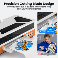 Printer DTF Flatbed 30cm untuk Toko Percetakan Kecil, Mesin Transfer Film DTF untuk Pencetakan Kaos Personalisasi